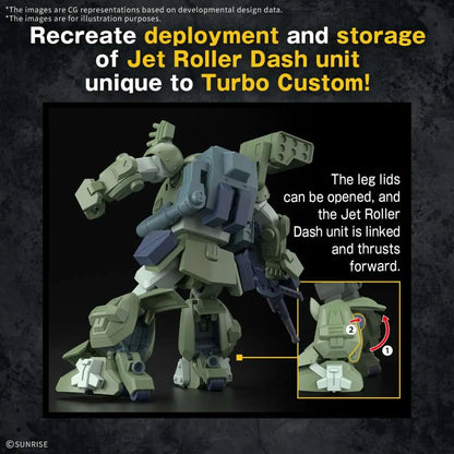 BANDAI HG SCOPEDOG TURBO CUSTOM MODEL KIT 13 cm