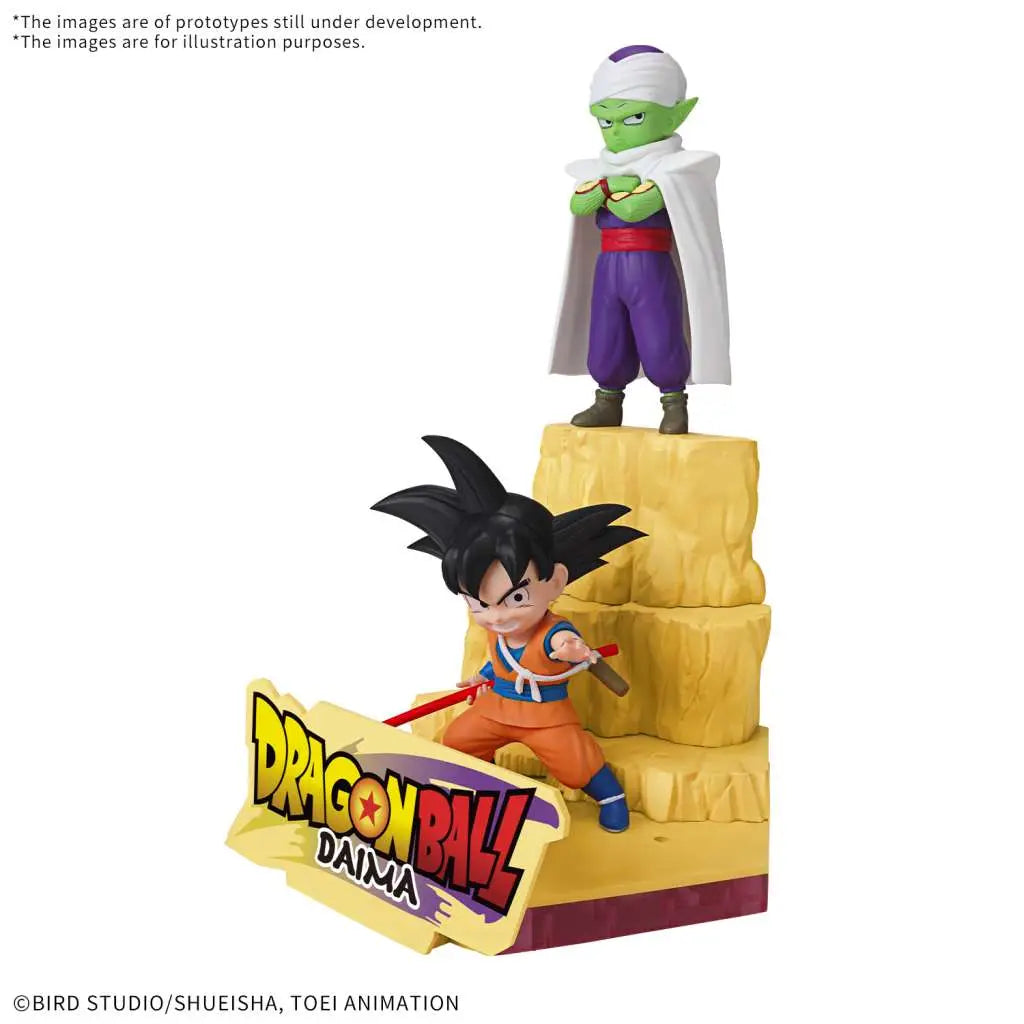 BANDAI - DRAGON BALL DAIMA SON GOKU & PICCOLO MK MODEL KIT 9 cm