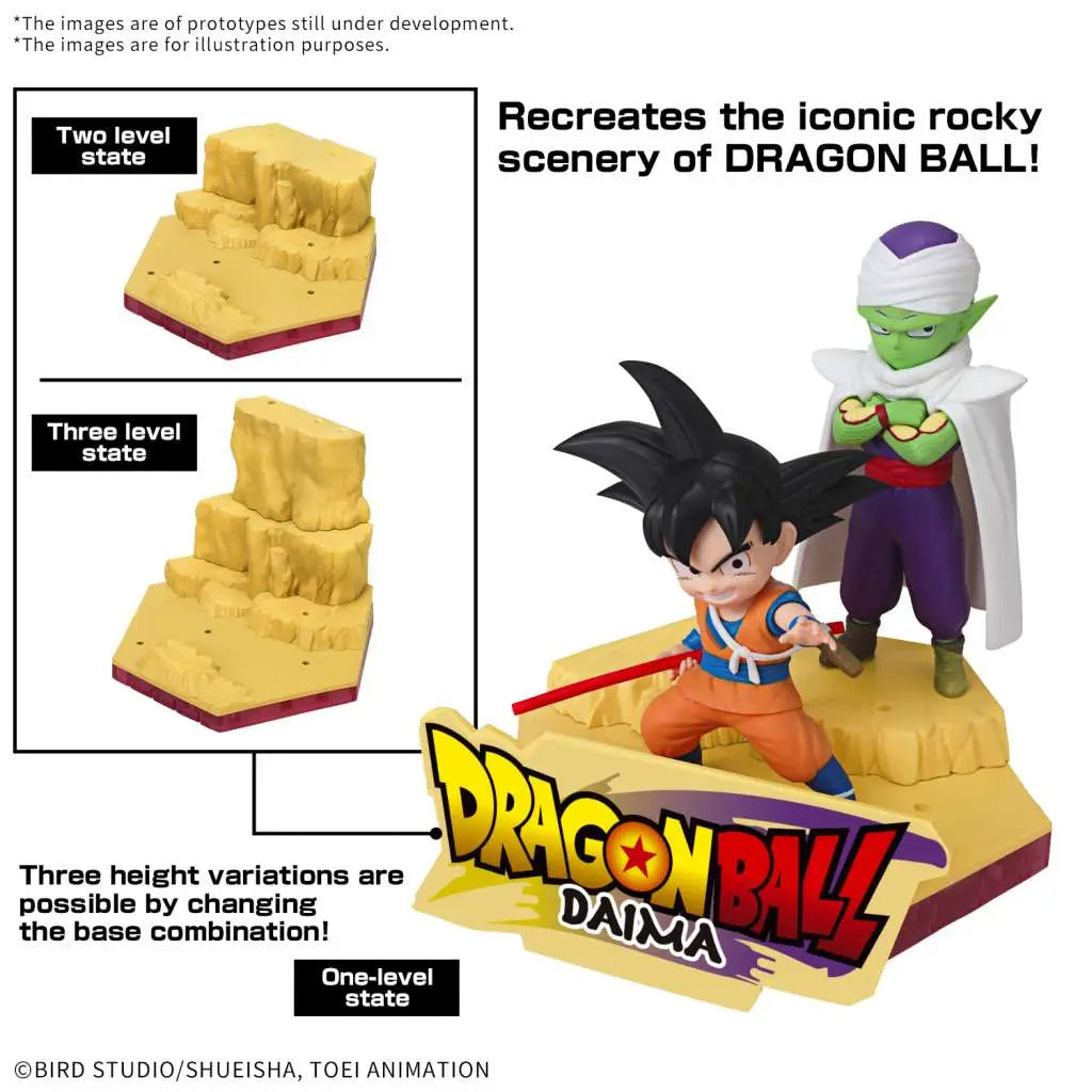 BANDAI - DRAGON BALL DAIMA SON GOKU & PICCOLO MK MODEL KIT 9 cm