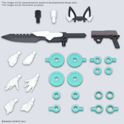 BANDAI 30MS SIS-H00 SESTIEH COLOR C MODEL KIT 12 cm