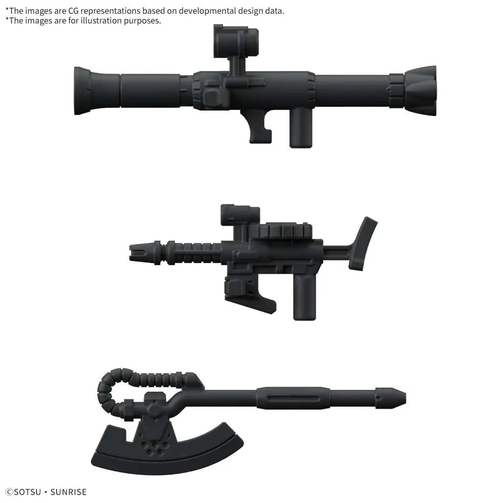 BANDAI CHARZAKU-KUN DX SET RUNNER RECREATION PARTS MODEL KIT 7.5 cm