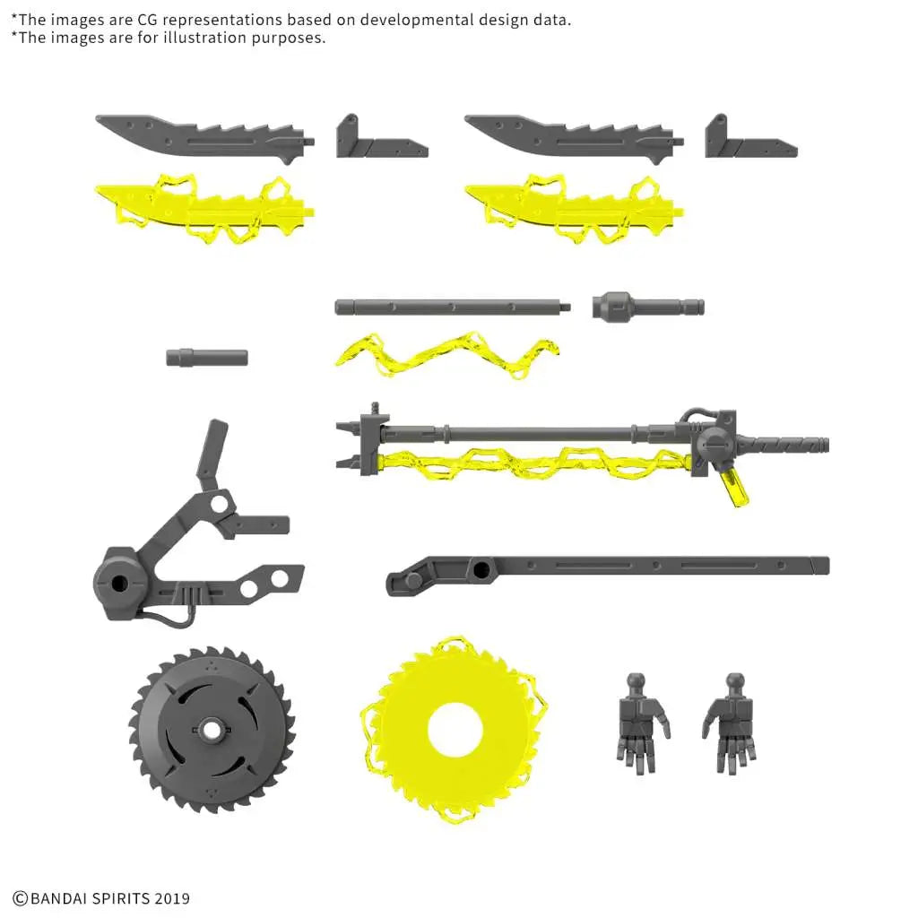 BANDAI 30MM CUSTOMIZE WEAPONS PLASMA WEAPON MODEL KIT ND