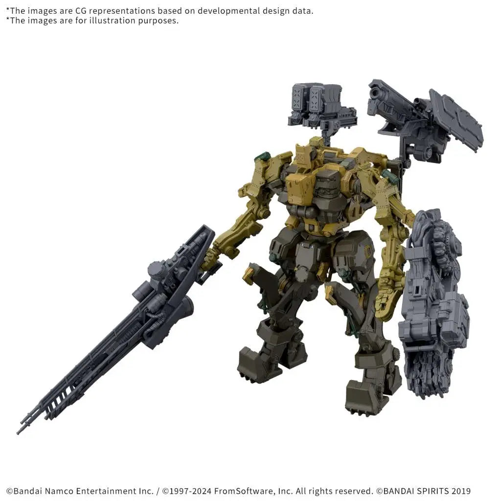 BANDAI 30MM ARMORED CORE VI RAD CC-3000 WRECKER MILK TOOTH MODEL KIT 13 cm