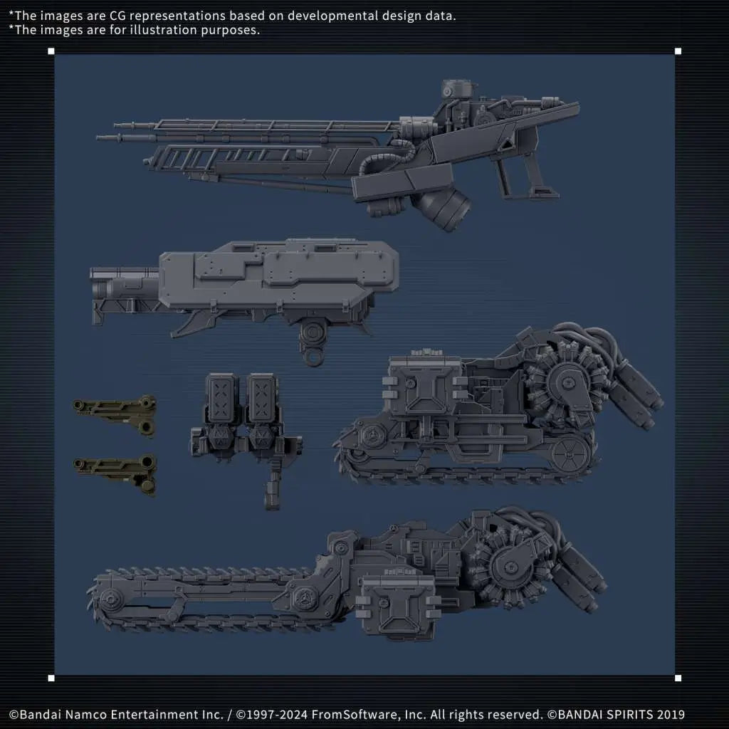BANDAI 30MM ARMORED CORE VI RAD CC-3000 WRECKER MILK TOOTH MODEL KIT 13 cm