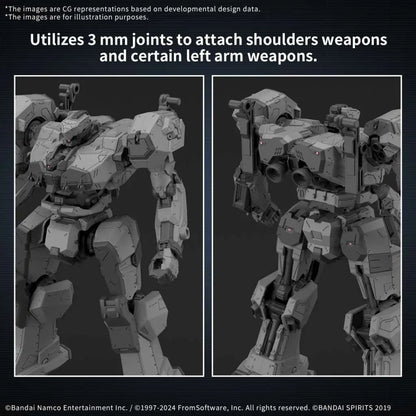 BANDAI 30MM ARMORED CORE VI BALAM IND BD-011 MELANDER MODEL KIT 13 cm