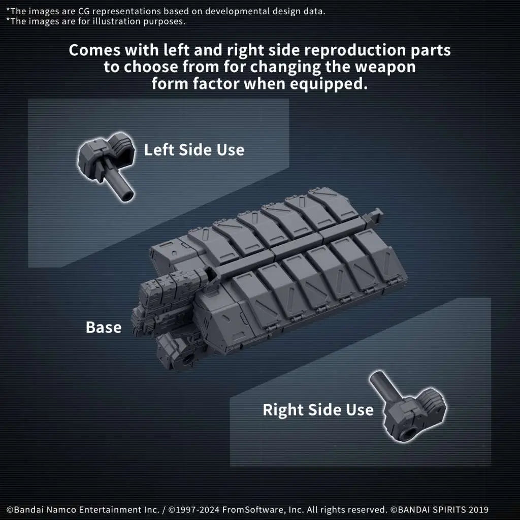 BANDAI 30MM OPT PARTS SET ARMORED CORE VI WEAPON SET 05 MODEL KIT ND