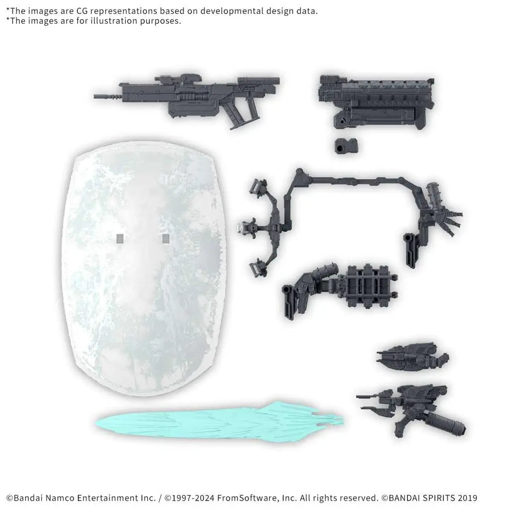 BANDAI 30MM OPT PARTS SET ARMORED CORE VI WEAPON SET 05 MODEL KIT ND