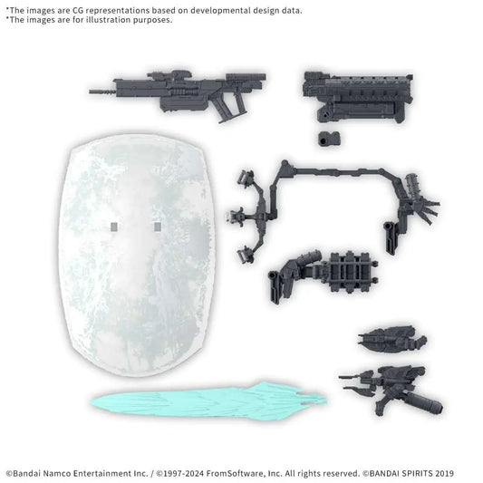 BANDAI 30MM OPT PARTS SET ARMORED CORE VI WEAPON SET 05 MODEL KIT ND