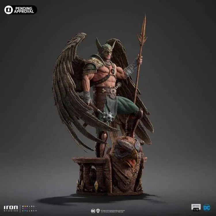 IRON STUDIOS HAWKMAN 10TH ANNIVERSARY 1/10 STATUA 28 cm