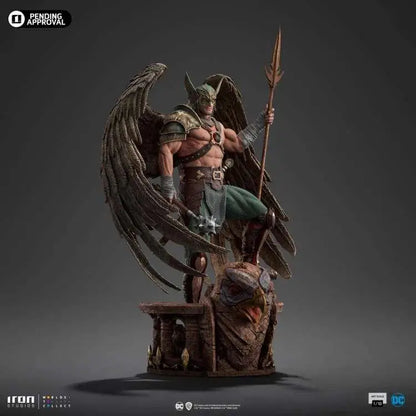 IRON STUDIOS HAWKMAN 10TH ANNIVERSARY 1/10 STATUA 28 cm