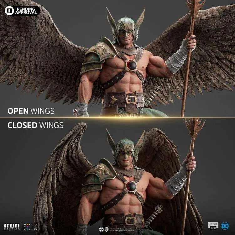 IRON STUDIOS HAWKMAN 10TH ANNIVERSARY 1/10 STATUA 28 cm