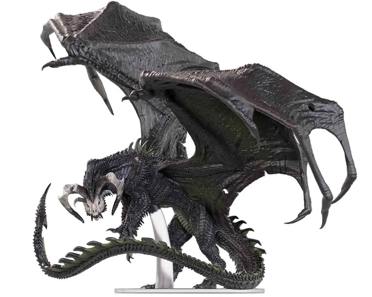 WIZKIDS DUNGEONS & DRAGONS - ICONS REALMS - ADULT BLACK DRAGON CORRUPTOR MINI FIGURA