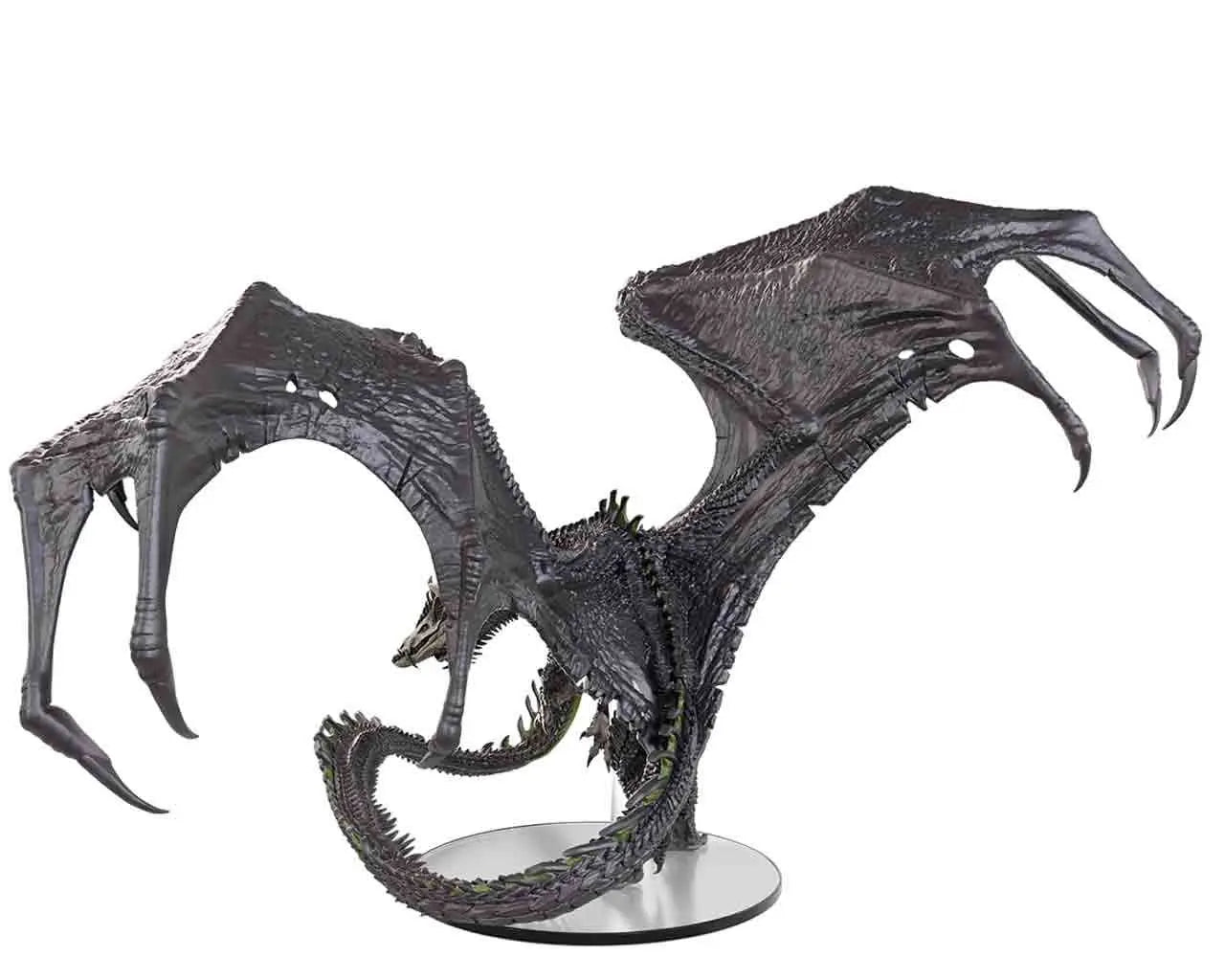 WIZKIDS DUNGEONS & DRAGONS - ICONS REALMS - ADULT BLACK DRAGON CORRUPTOR MINI FIGURA