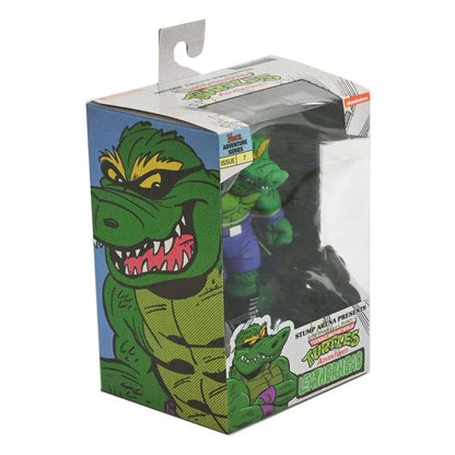 NECA - TEENAGE MUTANT NINJA TURTLES TMNT ARCHIE COMICS STUMP WRESTLING LEATHERHEAD AF ACTION FIGURE 17 cm