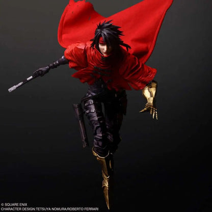 SQUARE ENIX FINAL FANTASY 7 REBIRTH VINVENT VALENTINE PLAY ARTS SHIN AF ACTION FIGURE 28 cm