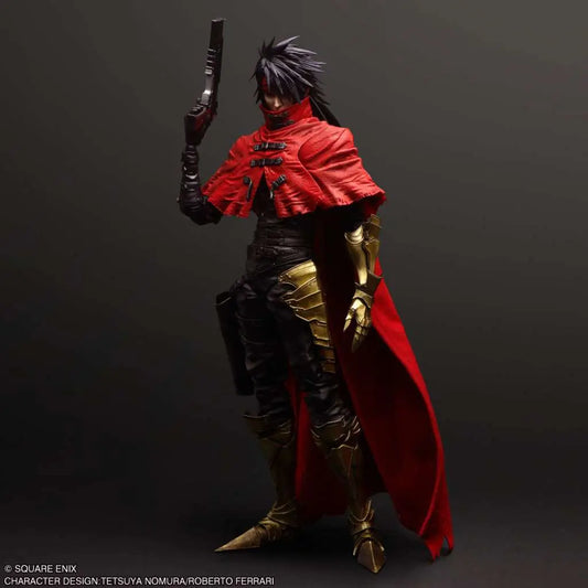SQUARE ENIX FINAL FANTASY 7 REBIRTH VINVENT VALENTINE PLAY ARTS SHIN AF ACTION FIGURE 28 cm