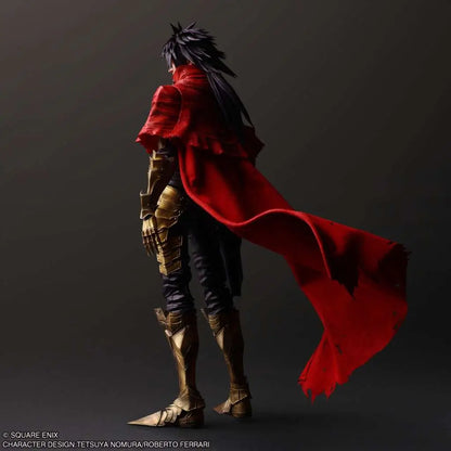 SQUARE ENIX FINAL FANTASY 7 REBIRTH VINVENT VALENTINE PLAY ARTS SHIN AF ACTION FIGURE 28 cm