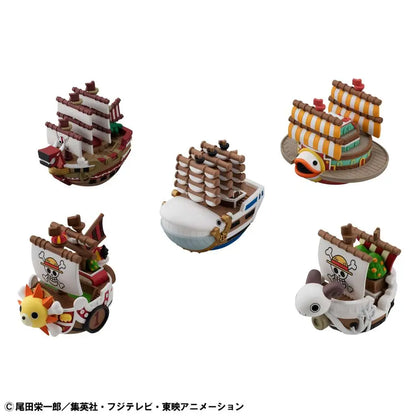 MEGAHOUSE - ONE PIECE YURACOLLE GRAND LINE COLL DISPLAY (6) MINI FIGURA 5.5 cm