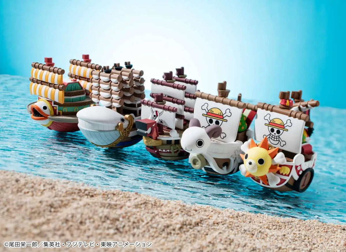 MEGAHOUSE - ONE PIECE YURACOLLE GRAND LINE COLL DISPLAY (6) MINI FIGURA 5.5 cm