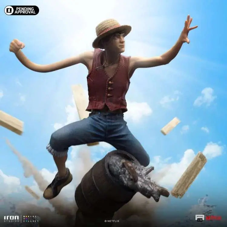 IRON STUDIOS LUFFY - ONE PIECE NETFLIX 1/10 STATUA 23 cm