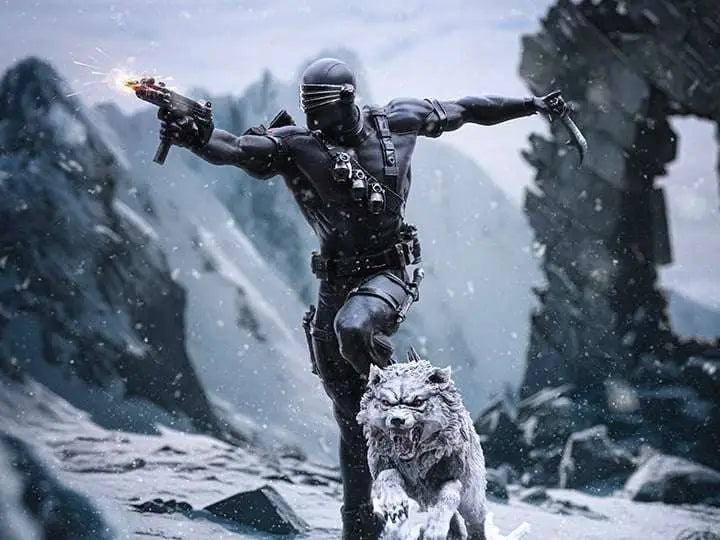 IRON STUDIOS GI JOE SNAKE EYES 1/10 STATUA 23 cm