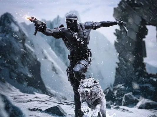 IRON STUDIOS GI JOE SNAKE EYES 1/10 STATUA 23 cm
