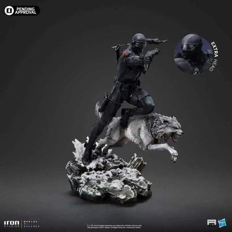 IRON STUDIOS GI JOE SNAKE EYES 1/10 STATUA 23 cm