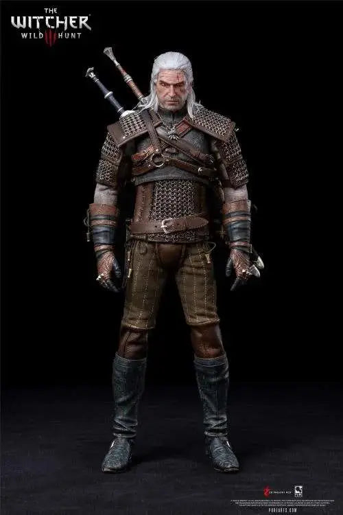 PURE ARTS WITCHER 3 GERALT RIVIA ARTCULATED 1/6 ACTION FIGURE 30 cm
