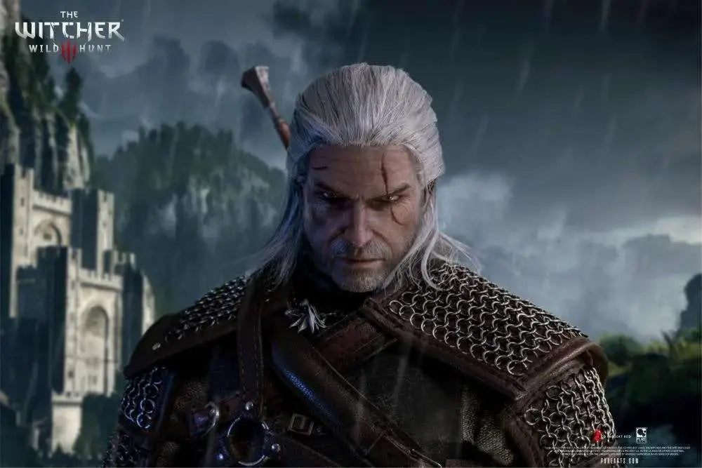 PURE ARTS WITCHER 3 GERALT RIVIA ARTCULATED 1/6 ACTION FIGURE 30 cm