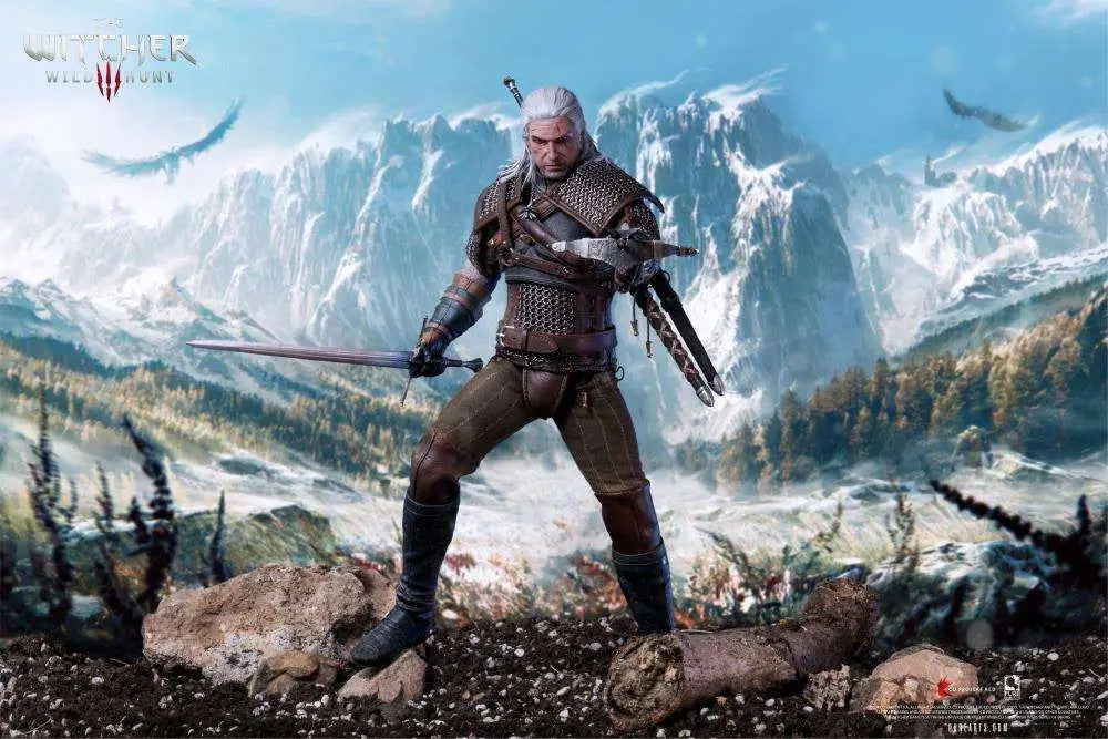 PURE ARTS WITCHER 3 GERALT RIVIA ARTCULATED 1/6 ACTION FIGURE 30 cm