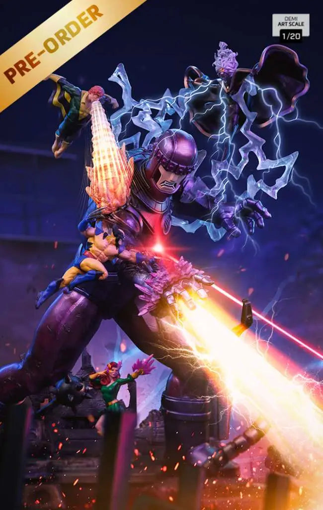 IRON STUDIOS X-MEN DANGER ROOM DIORAMA DEMI ART 1/20 STATUA 42 cm