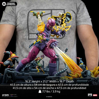 IRON STUDIOS X-MEN DANGER ROOM DIORAMA COMICS COLOR VRT DEMI ART 1/20 STATUA 42 cm