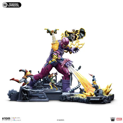 IRON STUDIOS X-MEN DANGER ROOM DIORAMA COMICS COLOR VRT DEMI ART 1/20 STATUA 42 cm