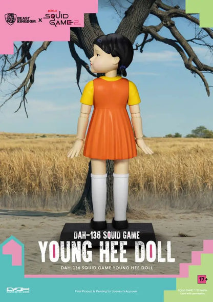 BEAST KINGDOM SQUID GAME YOUNG HEE DOLL BAMBOLA 30 cm