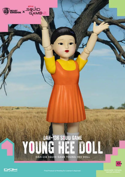 BEAST KINGDOM SQUID GAME YOUNG HEE DOLL BAMBOLA 30 cm