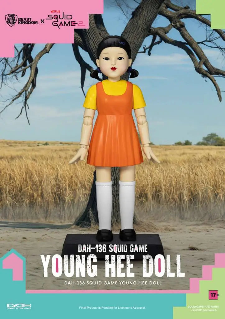 BEAST KINGDOM SQUID GAME YOUNG HEE DOLL BAMBOLA 30 cm