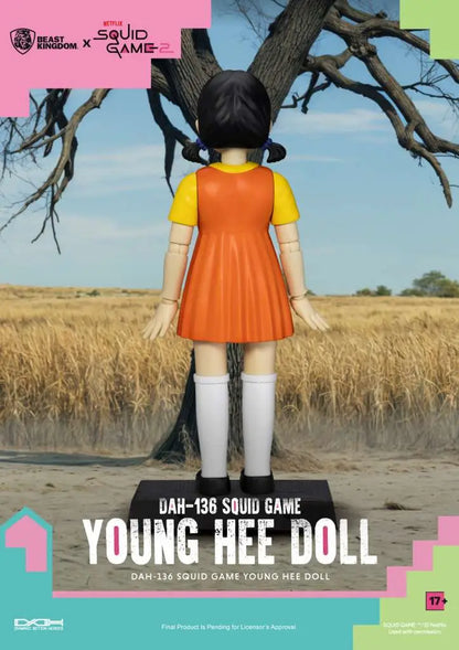 BEAST KINGDOM SQUID GAME YOUNG HEE DOLL BAMBOLA 30 cm