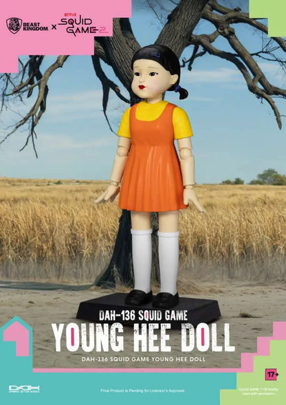 BEAST KINGDOM SQUID GAME YOUNG HEE DOLL BAMBOLA 30 cm