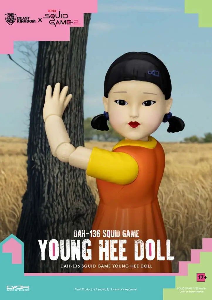 BEAST KINGDOM SQUID GAME YOUNG HEE DOLL BAMBOLA 30 cm