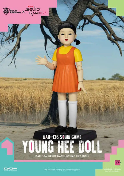 BEAST KINGDOM SQUID GAME YOUNG HEE DOLL BAMBOLA 30 cm