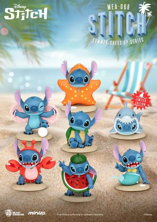 BEAST KINGDOM MINI EGG ATTACK STITCH SUMMER DRESS UP BLIND BOX (6) MINI FIGURA 7.5 cm