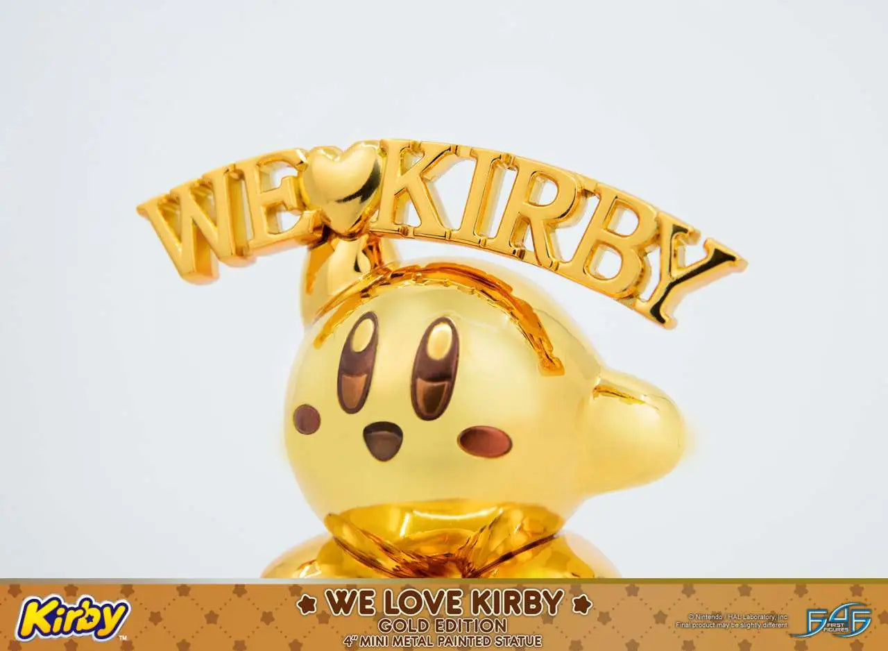 WE LOVE KIRBY GOLD EDITION STATUE