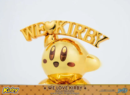 WE LOVE KIRBY GOLD EDITION STATUE