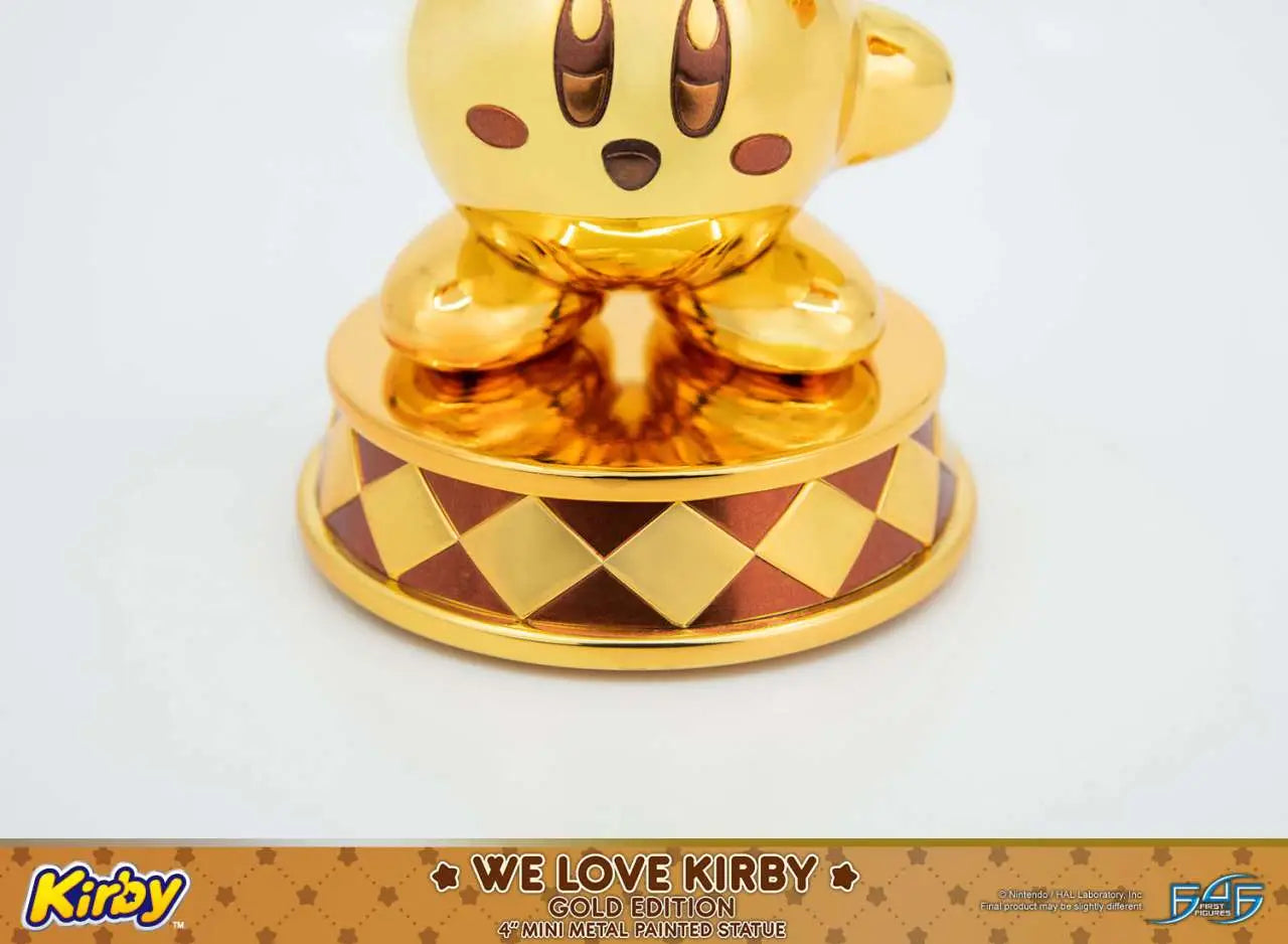 WE LOVE KIRBY GOLD EDITION STATUE