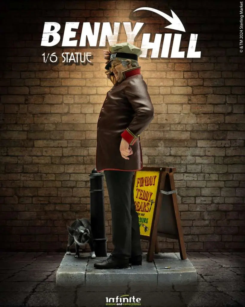 INFINITE STATUE BENNY HILL 1/6 STATUA 18 cm