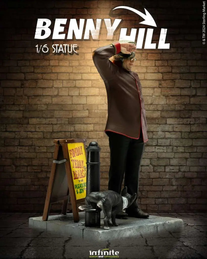INFINITE STATUE BENNY HILL 1/6 STATUA 18 cm