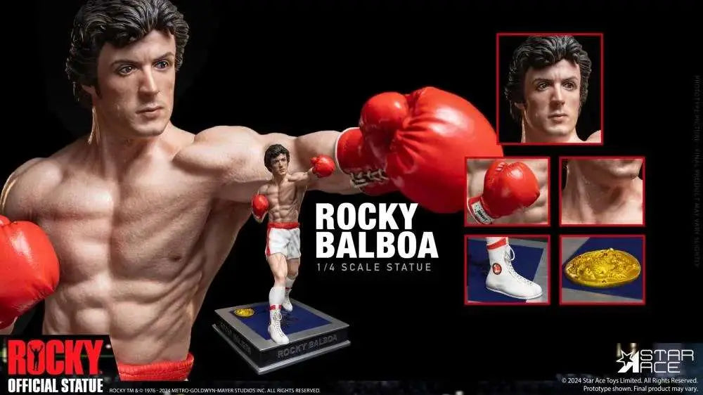 STAR ACE ROCKY BALBOA EPIC FIGHT SCALE 1/4 STATUA 50 cm