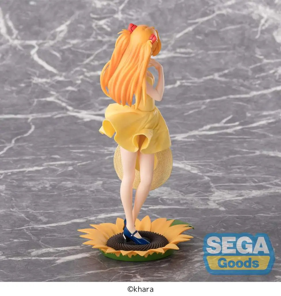 SEGA ASUKA - EVANGELION LUMINASTA SUMMER DRESS 2 FIG FIGURA 24 cm