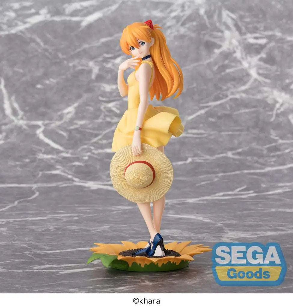 SEGA ASUKA - EVANGELION LUMINASTA SUMMER DRESS 2 FIG FIGURA 24 cm