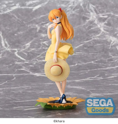 SEGA ASUKA - EVANGELION LUMINASTA SUMMER DRESS 2 FIG FIGURA 24 cm